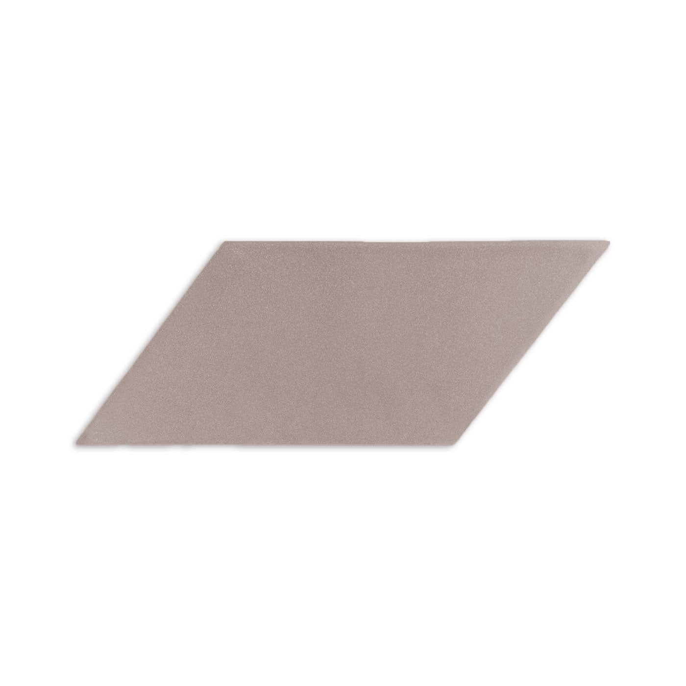 Boot Brown parallelogram clay tile by Clay Imports, featuring a fine-grained matte texture.