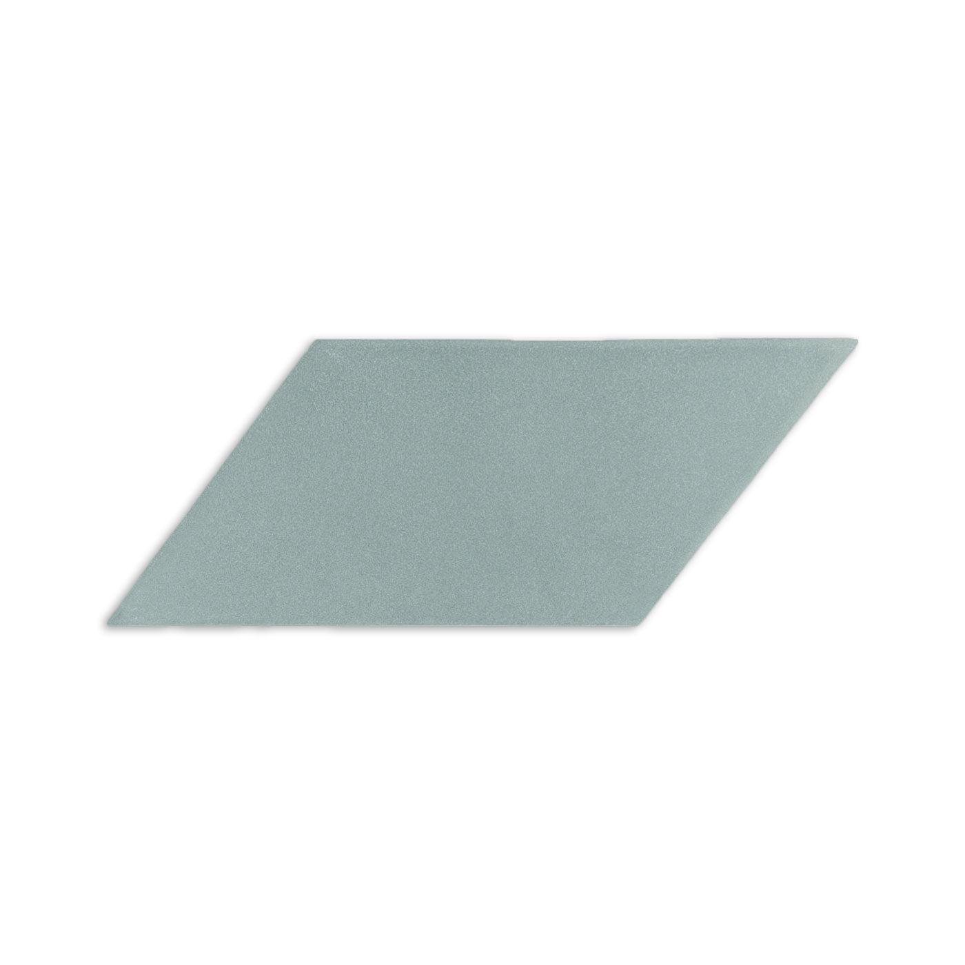 Parallelogram clay tile in Hot Spring by Clay Imports, featuring a subtle speckled texture.