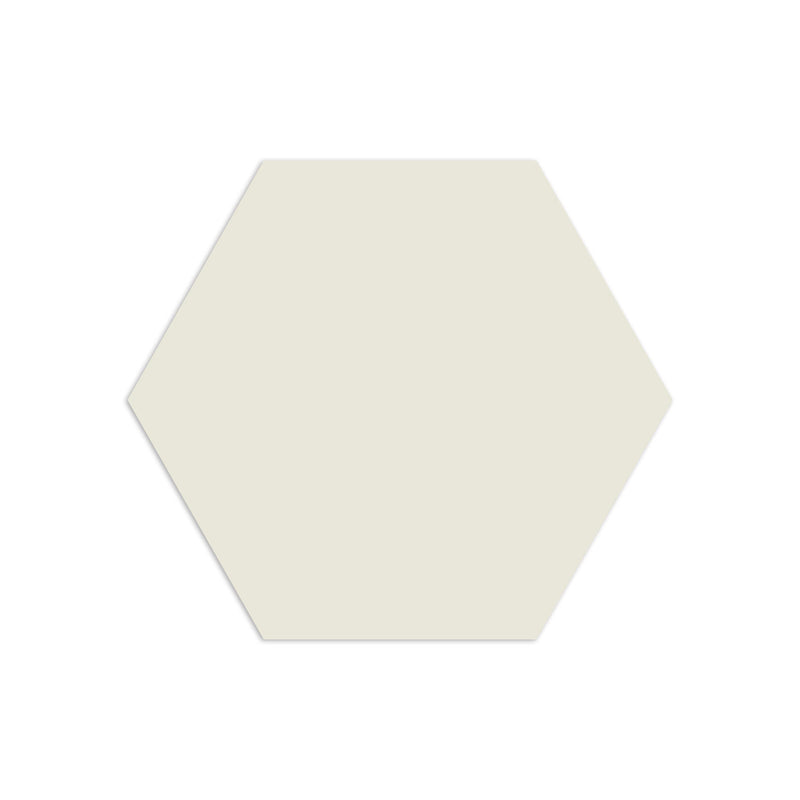 Glazed Hexagon Smooth Tupelo Blanco 4"