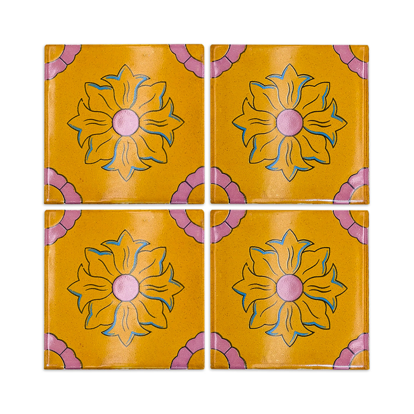 Talavera Girasol 4.25x4.25