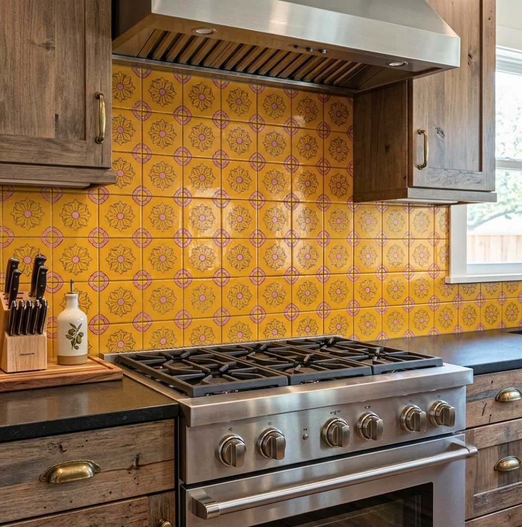 Talavera Girasol 4.25x4.25
