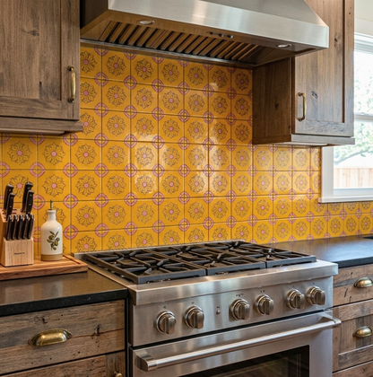 Talavera Girasol 4.25x4.25