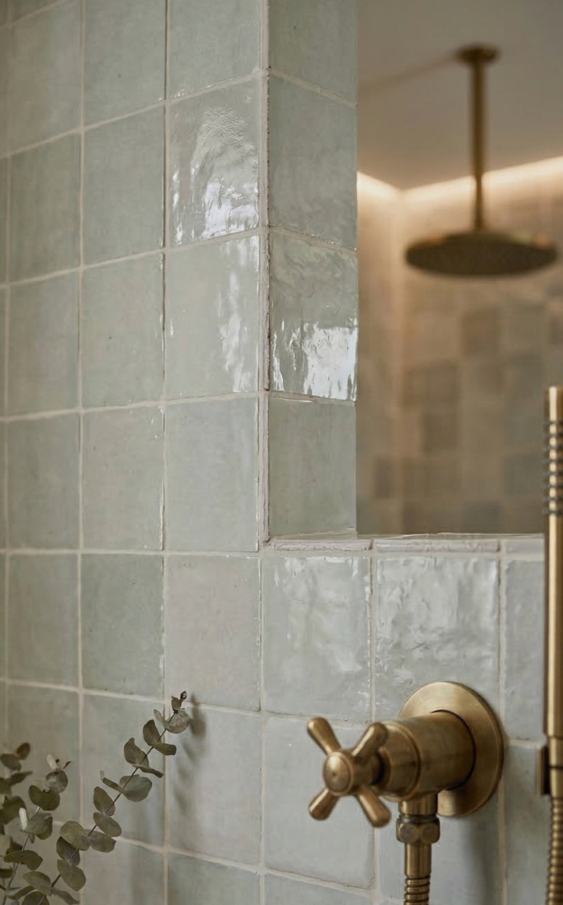 Zellige Tile - Square - Glacier Gloss 4