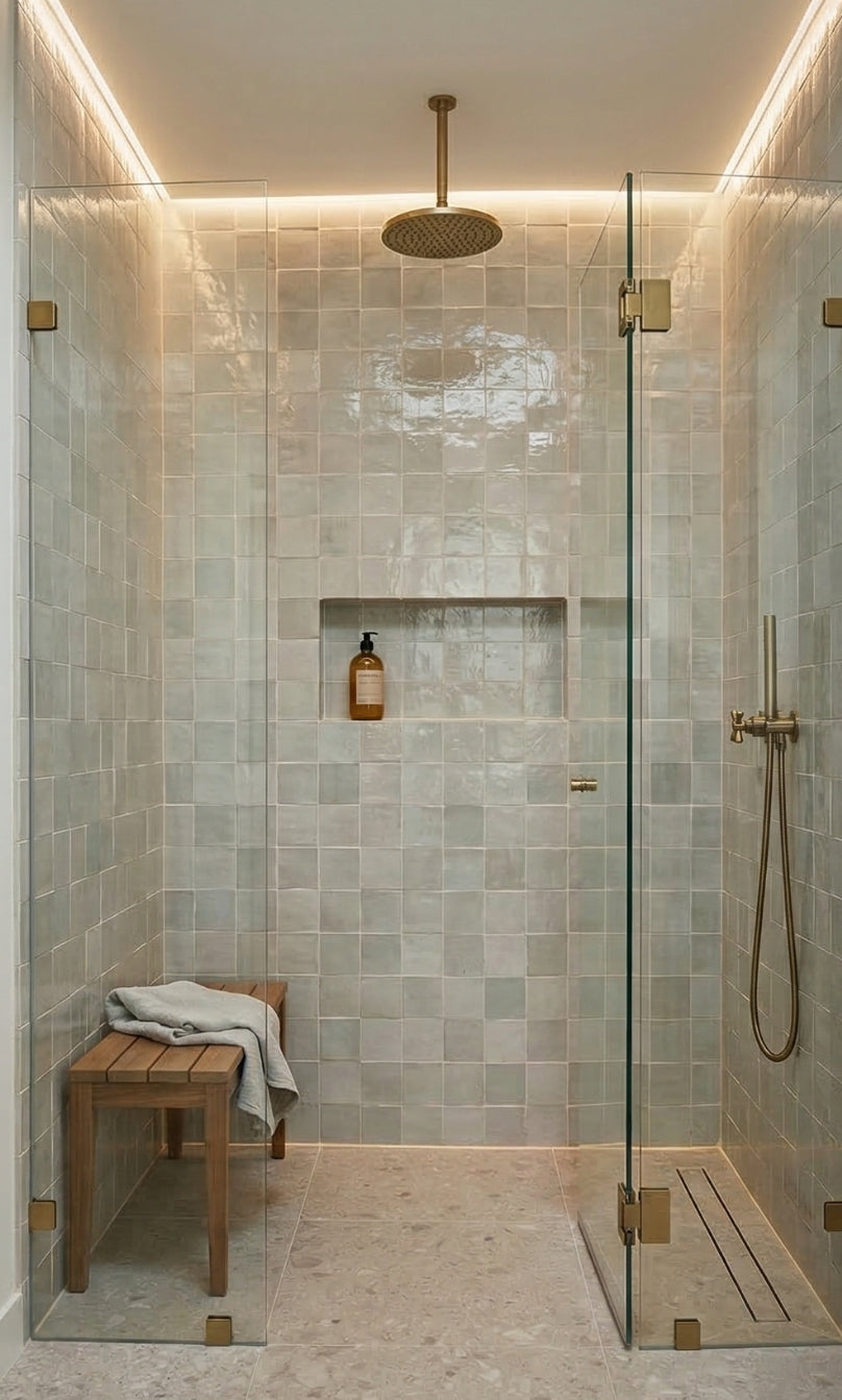 【noahthwy】 Zaolla シールドまとめ Zellige Tile - Square - Glacier Gloss 4