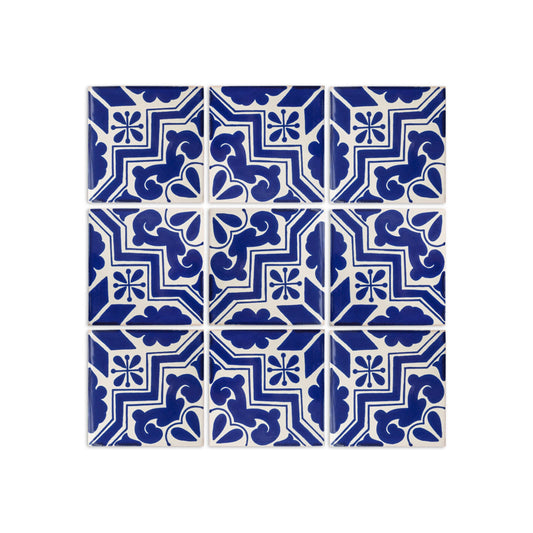 Talavera Parras 4"x4"