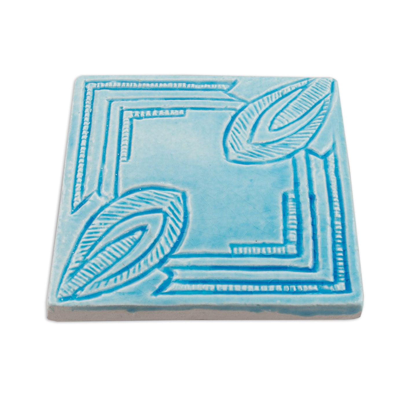 Granada Aqua Crackle 4"x4"