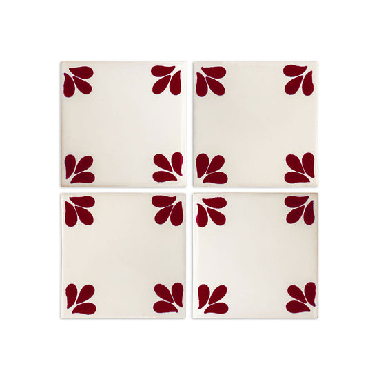Authentic Talavera Tula Oxblood Tiles | Mexican Spanish Revival ...