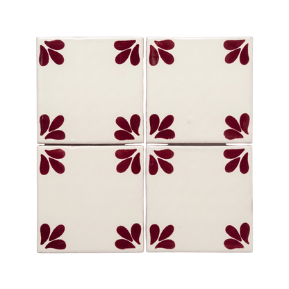 Talavera Tula Oxblood 4.25x4.25