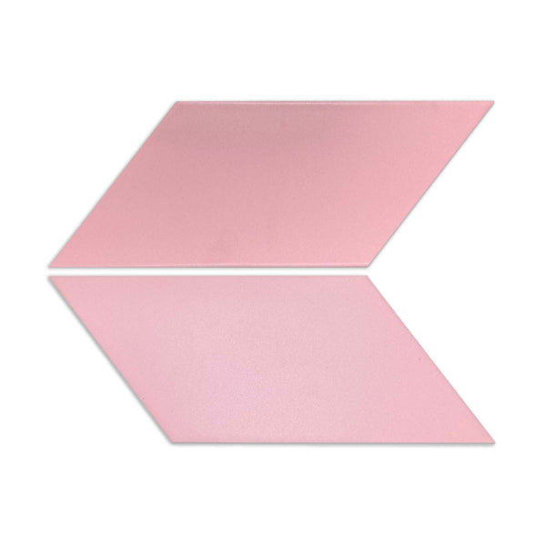 [Sample] Parallelogram Pink Guava 4"x8"