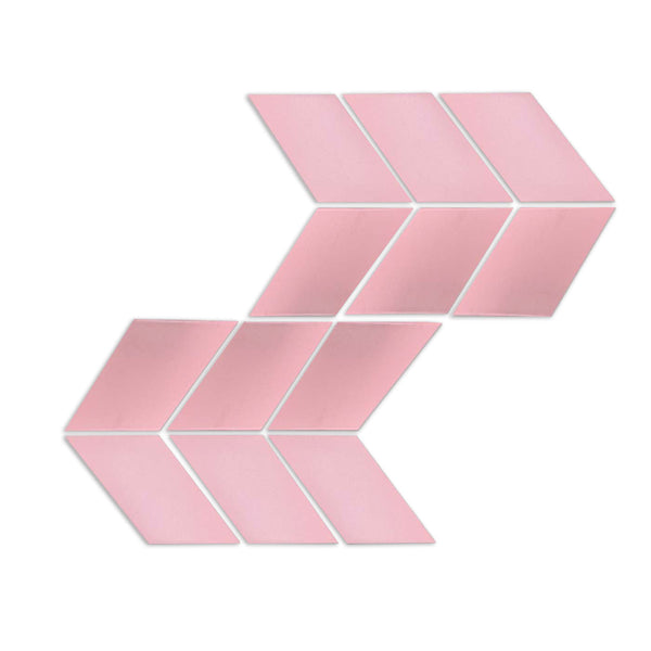 [Sample] Parallelogram Pink Guava 4"x8"