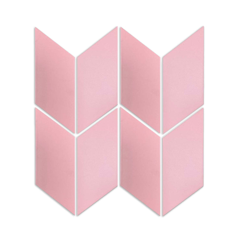 Parallelogram Pink Guava 4"x8"