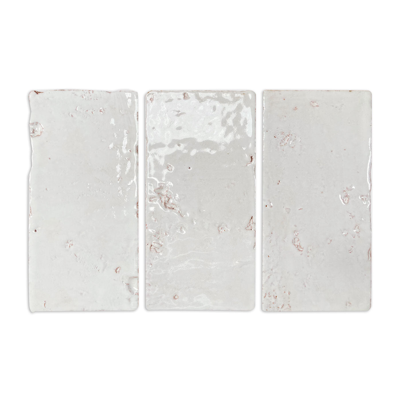 Glazed Antique White Gloss 4"x8"