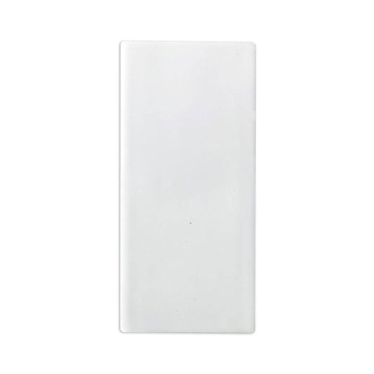 [Sample] Glazed Rectangle White 4"x8"