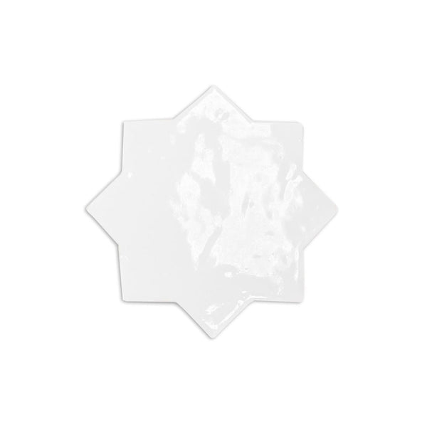 [Sample] Glazed Star Gloss White 5.5"