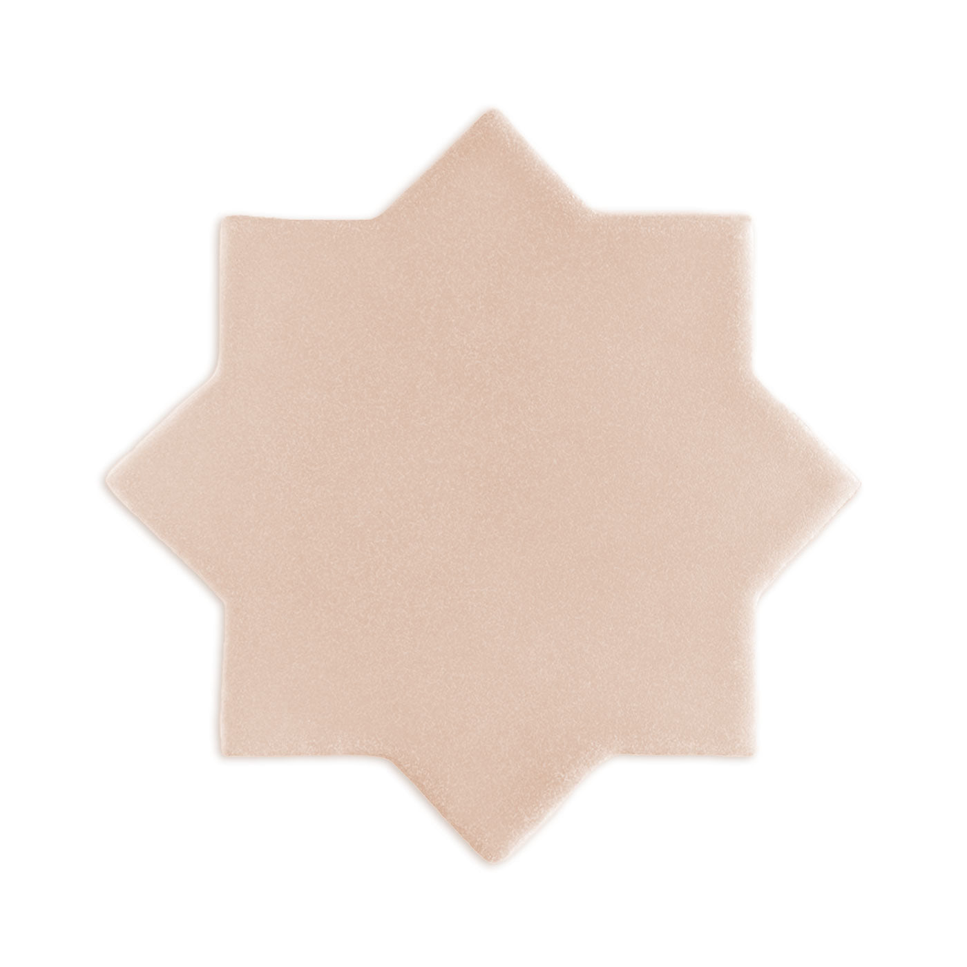 Sand colored Star & Cross clay tile by Clay Imports with a subtle matte finish.