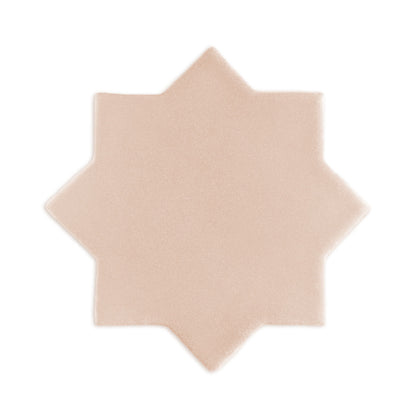 Sand colored Star & Cross clay tile by Clay Imports with a subtle matte finish.