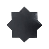 Glazed Star & Cross Coal Gray 5.5"