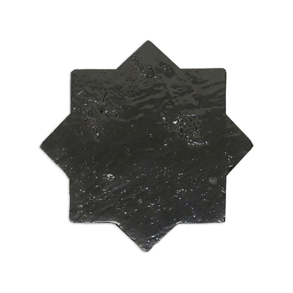 [Sample] Glazed Antique Star Noir Black 5.5"