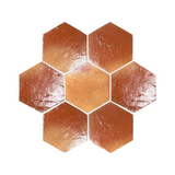 Hexagon Antique Gloss 6"