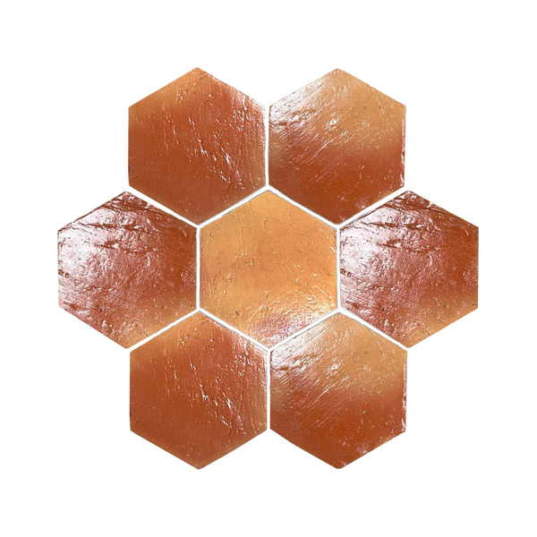 Hexagon Antique Gloss 4"