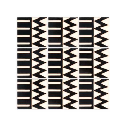 [Bundle] Relief Kente Cowrie 6"x6" | 8.2 SF