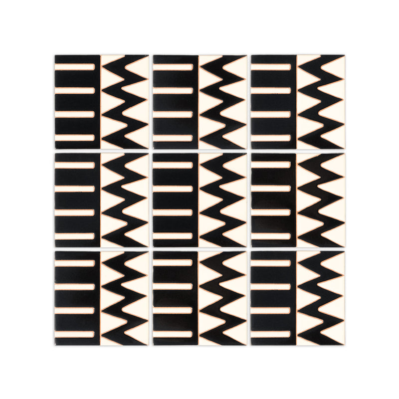 [Bundle] Relief Kente Cowrie 6"x6" | 8.2 SF