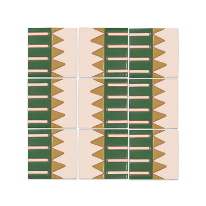 [Bundle] Relief Kente Shoreline 6"x6" | 8 SF