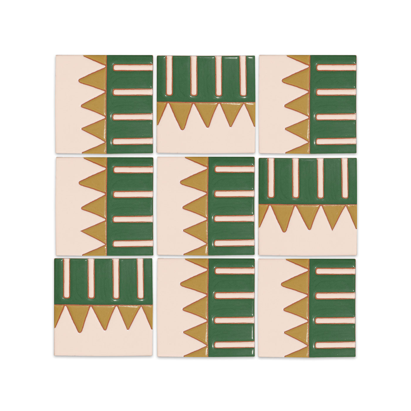 [Bundle] Relief Kente Shoreline 6"x6" | 8 SF