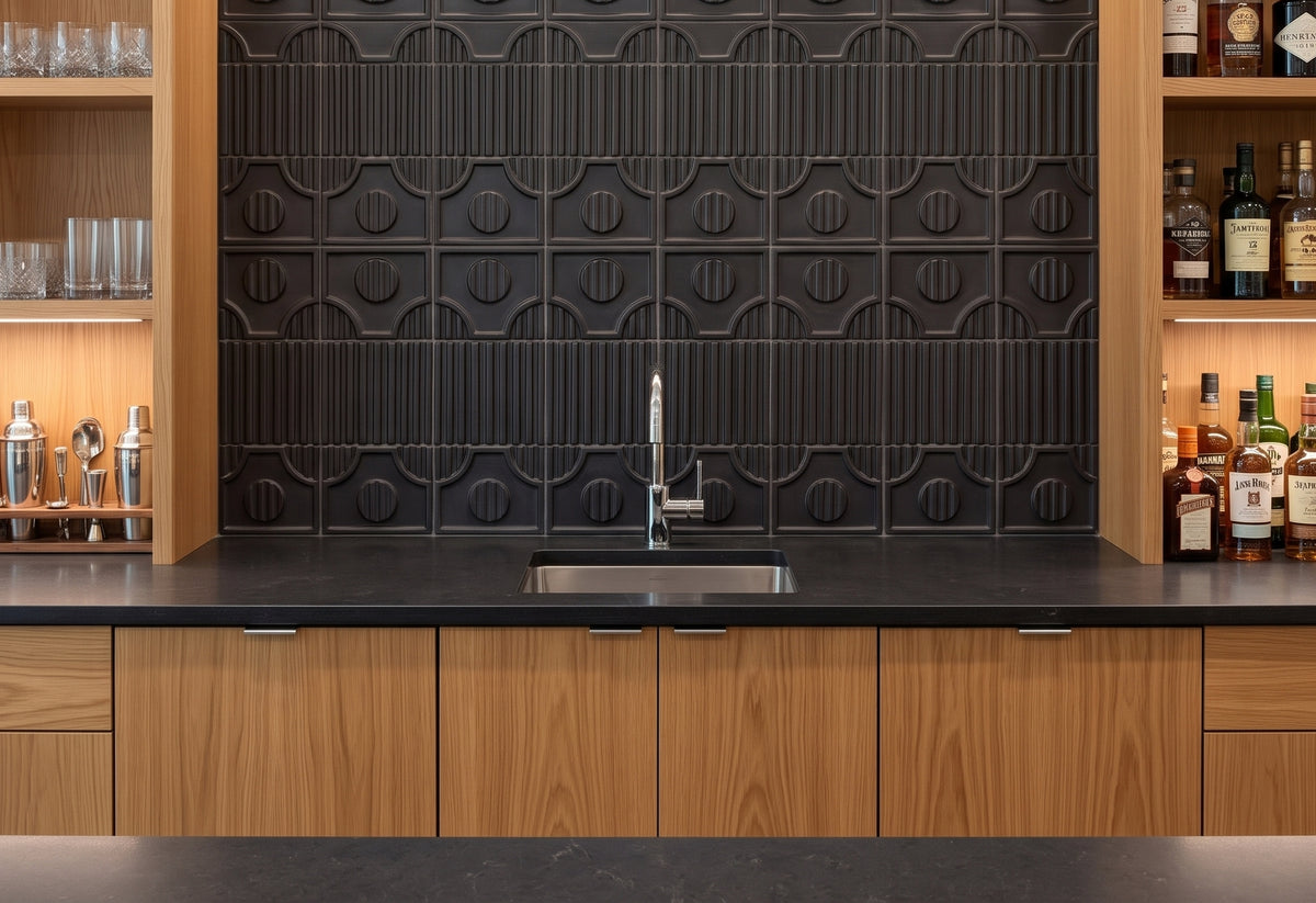 Suela Black Suede 6x6