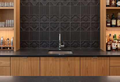 Suela Black Suede 6x6