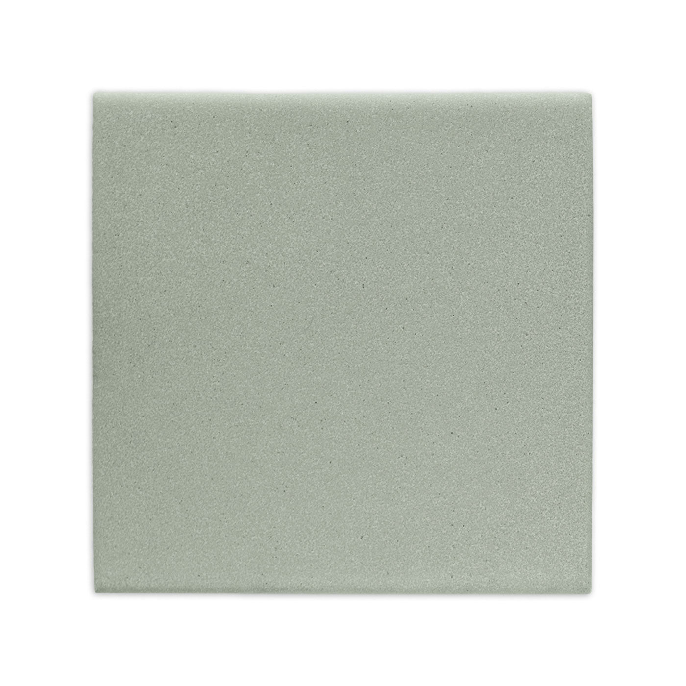 A light green square clay tile by Clay Imports, with a matte, subtly speckled surface.