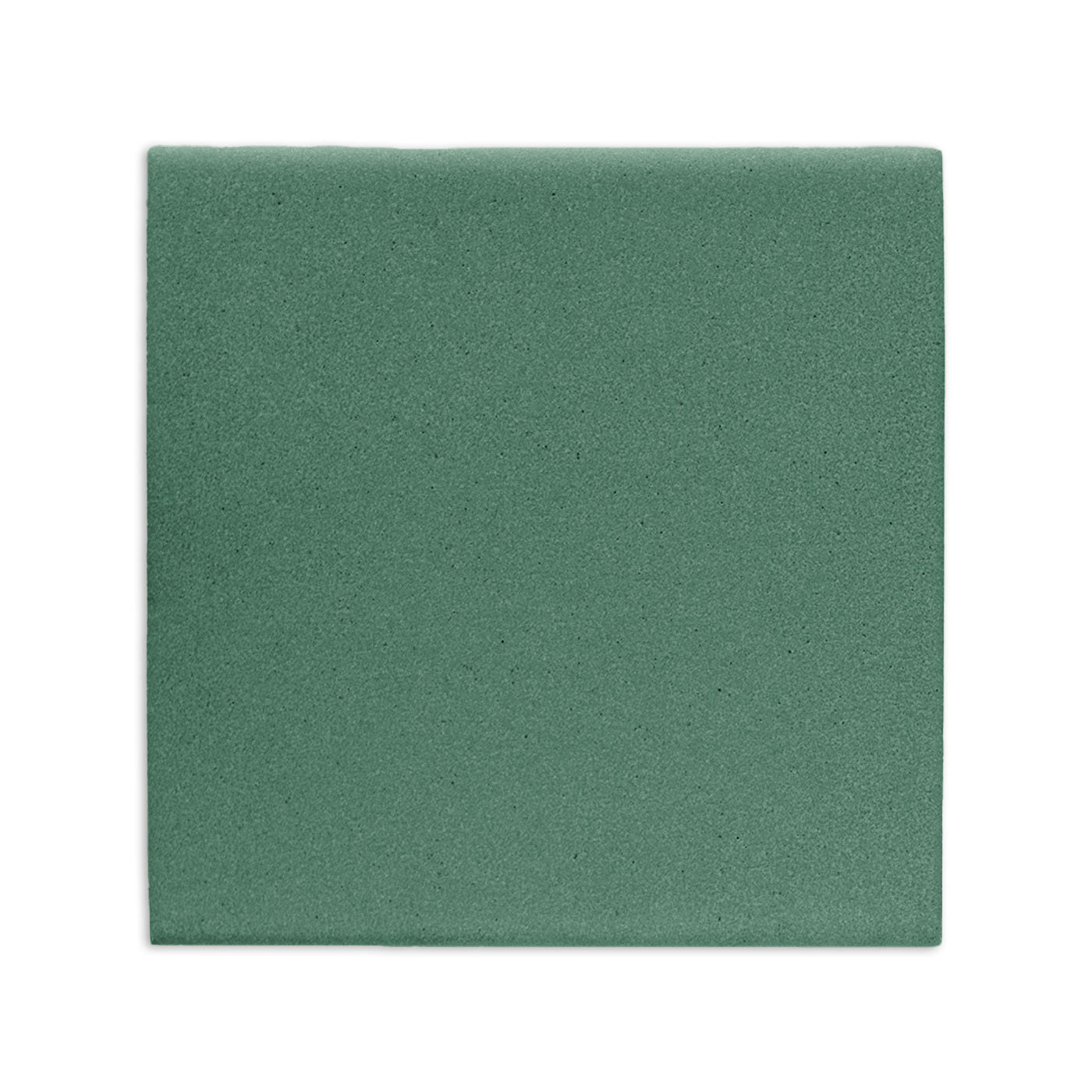 Green Cilantro 6x6 clay tile by Clay Imports with a subtle, textured matte finish and slightly uneven edges.