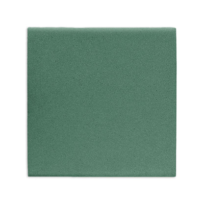Green Cilantro 6x6 clay tile by Clay Imports with a subtle, textured matte finish and slightly uneven edges.