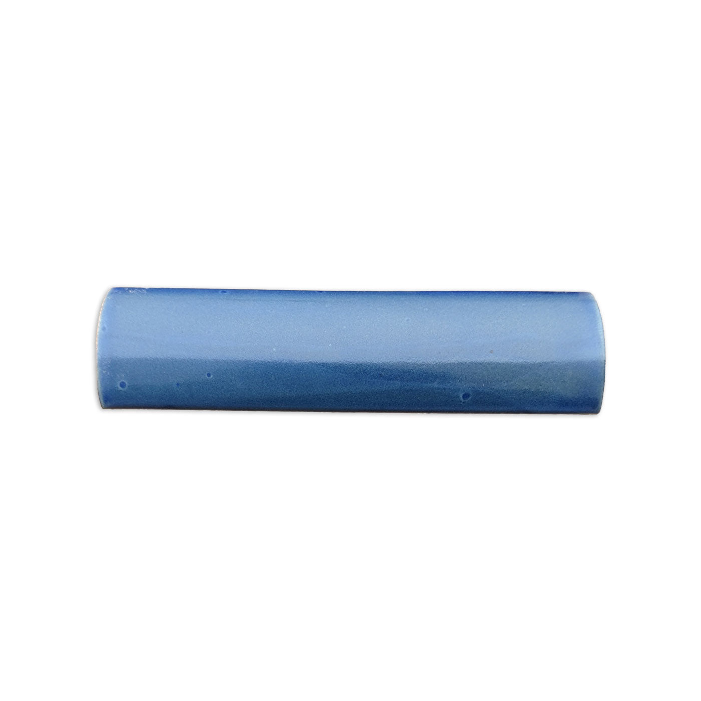 Blue stardust quarter round tile by Clay Imports, featuring a subtle textured surface.