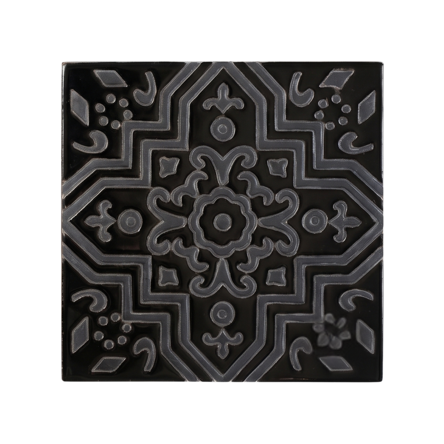 [Sample] Relief Geranio Black 6x6