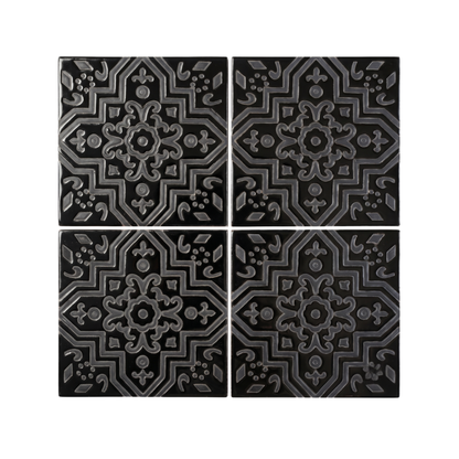Relief Geranio Black 6x6