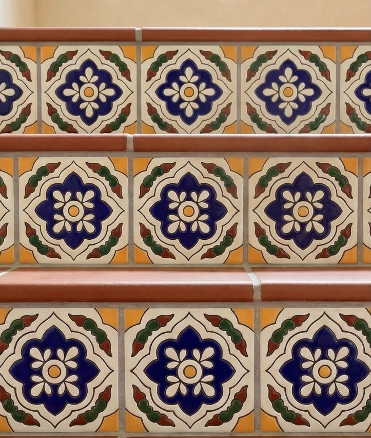 Relief Petunia Tile 6