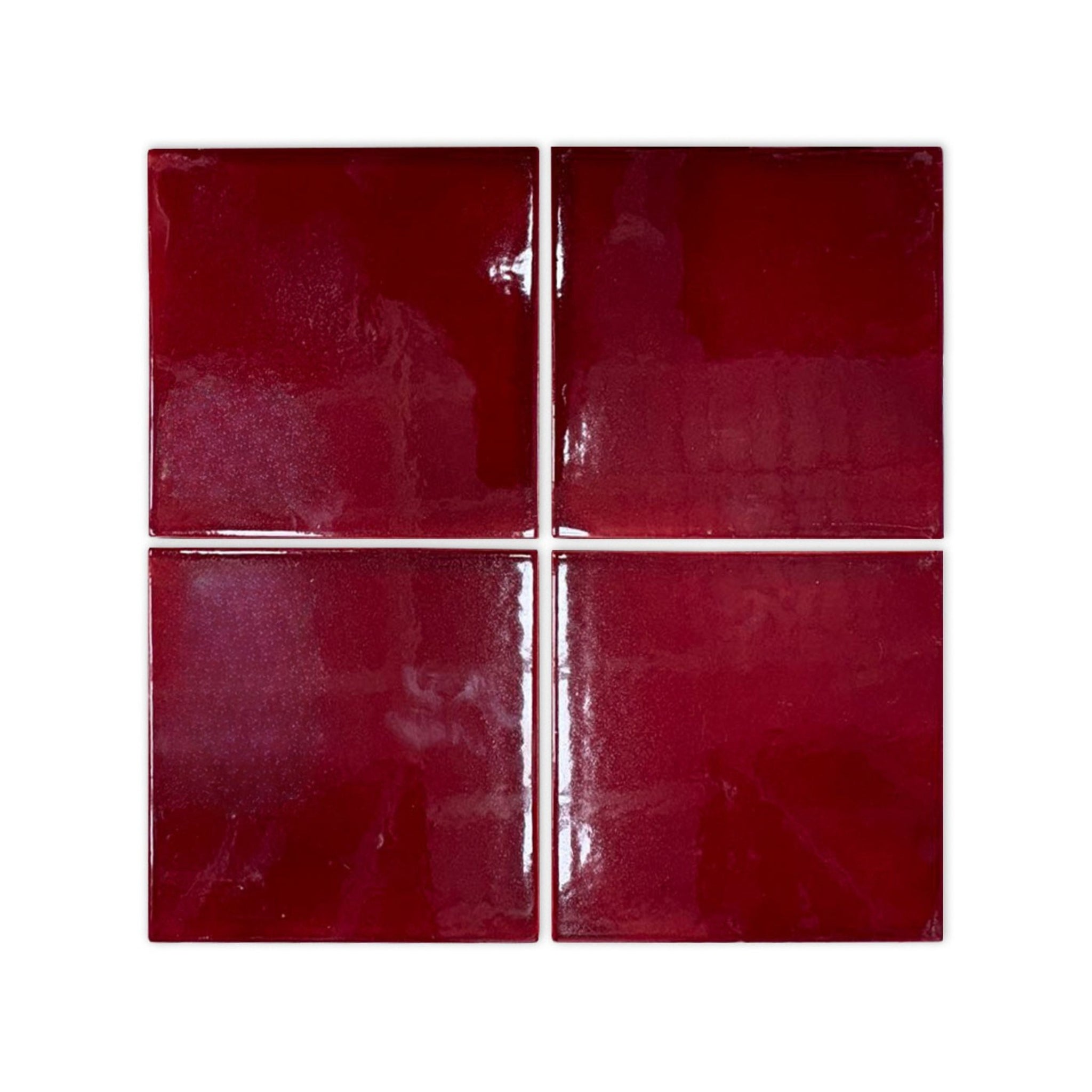 Square Oxblood 6"x6" l Square Tile l Clay Tile l Low Maintenance Tile ...