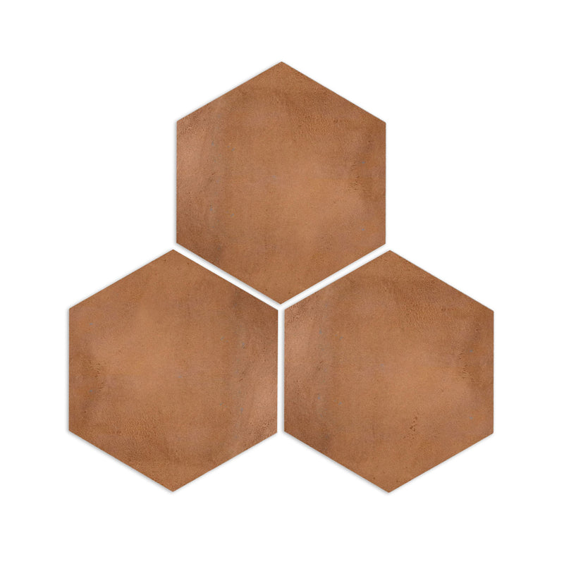 Cotto Umber Hexagon 6"