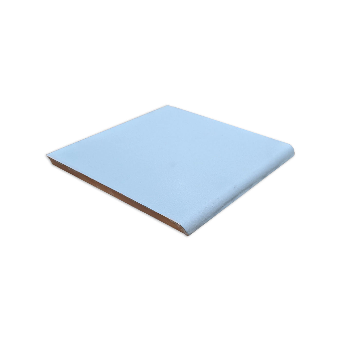 Single Bullnose Fresh Water Matte Tile 6"x6"