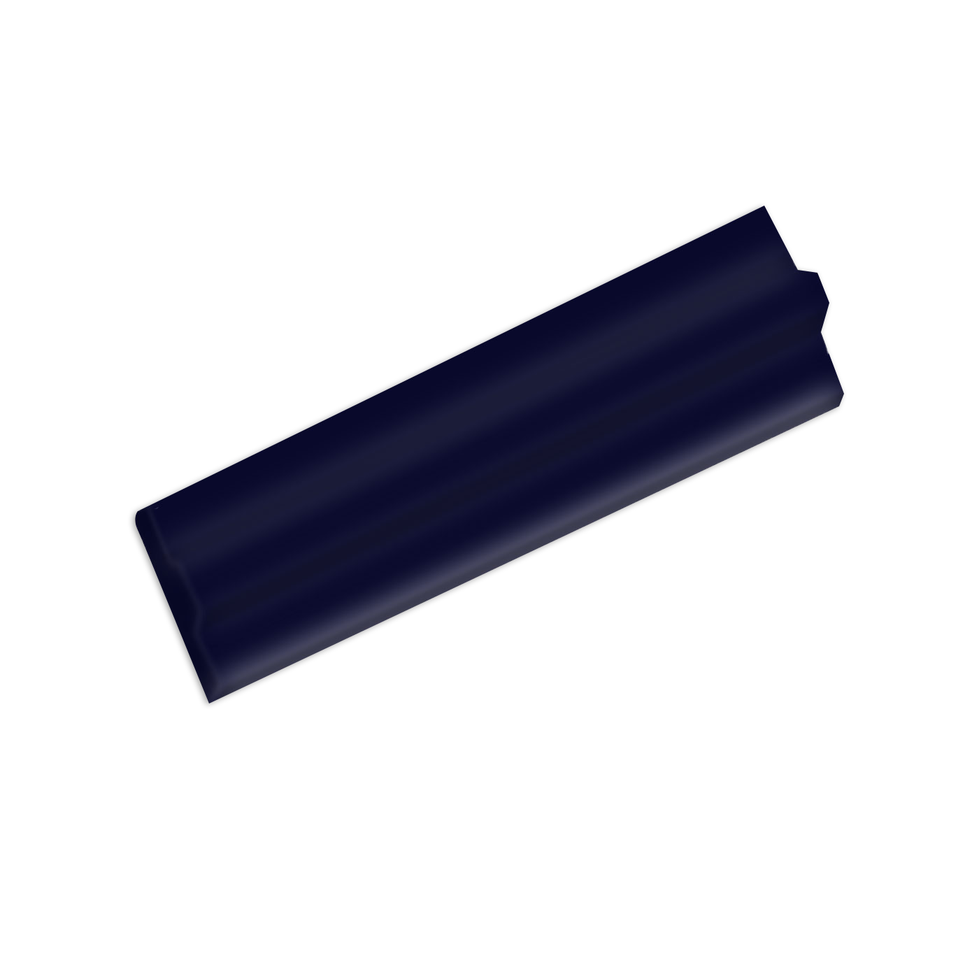 Angular Trim Dark Blue Gloss 6"