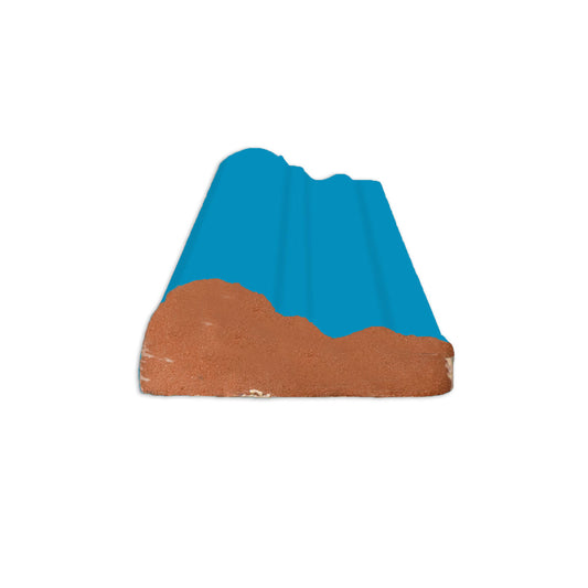 Chair Rail Turquoise Crackle