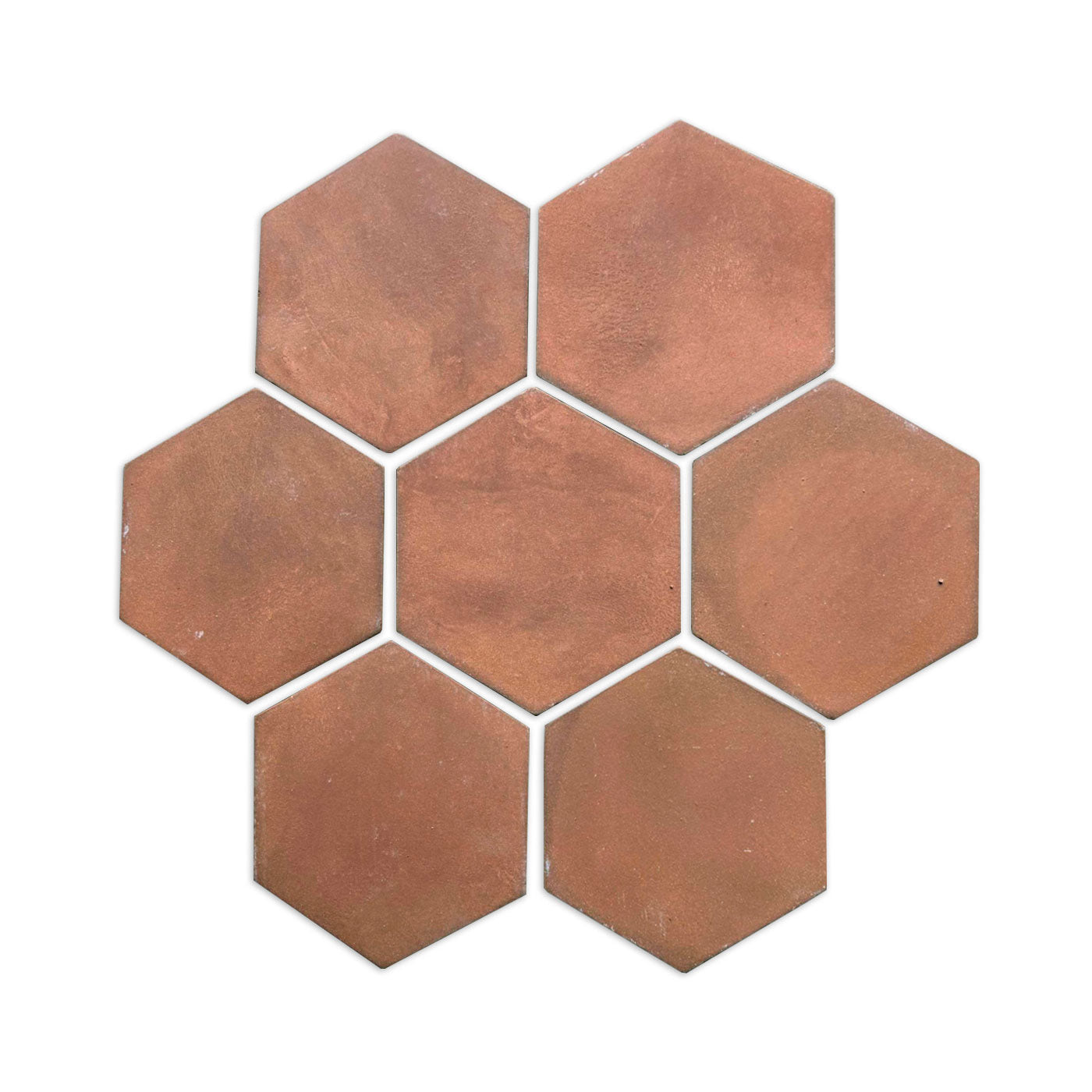 Cotto Umber Hexagon 6