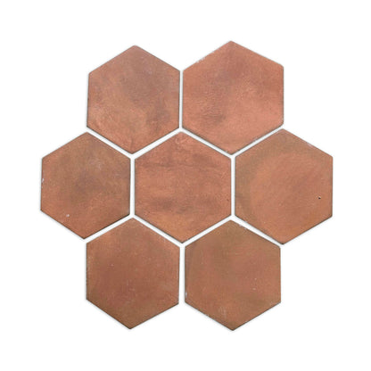 Cotto Umber Hexagon 6
