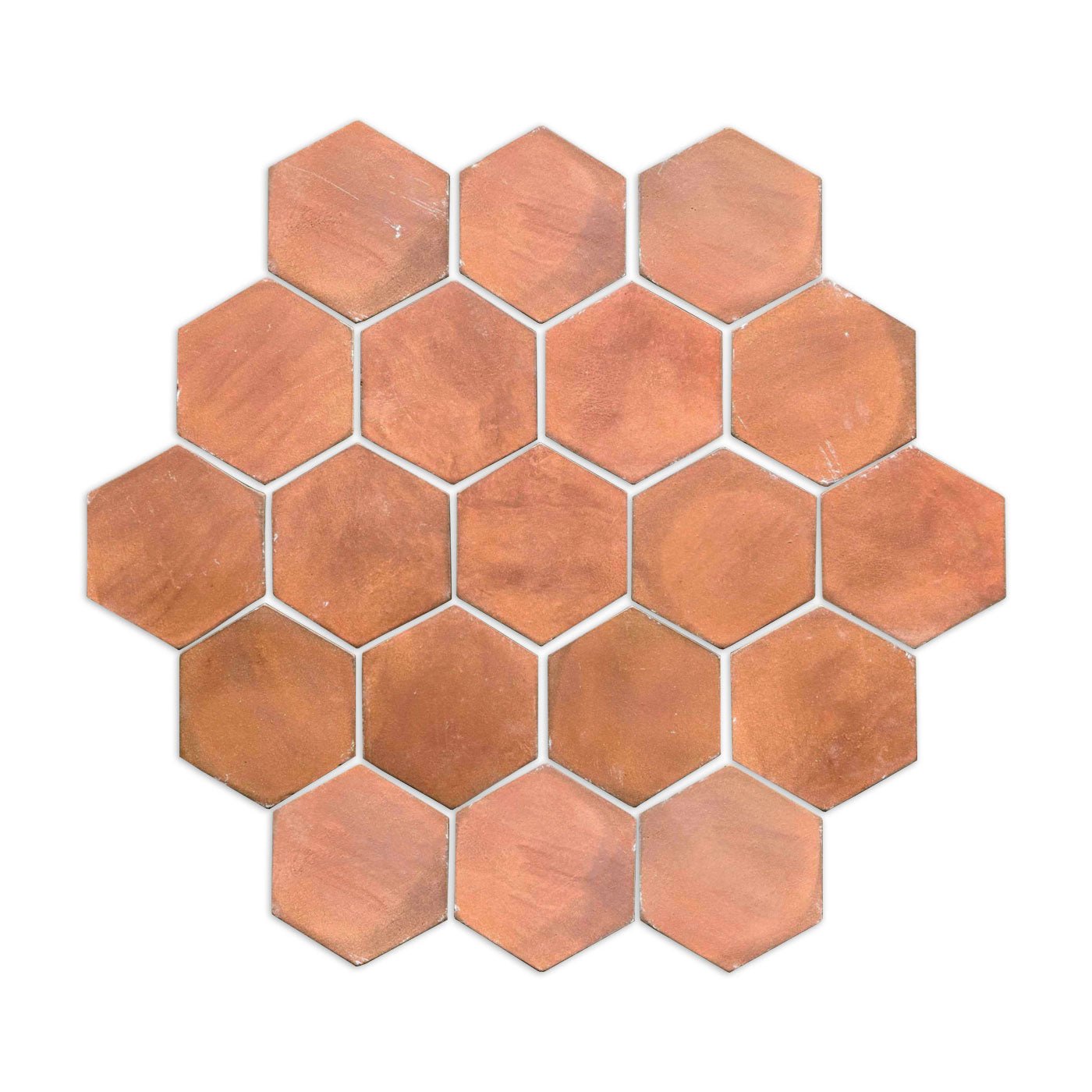Cotto Umber Hexagon 6
