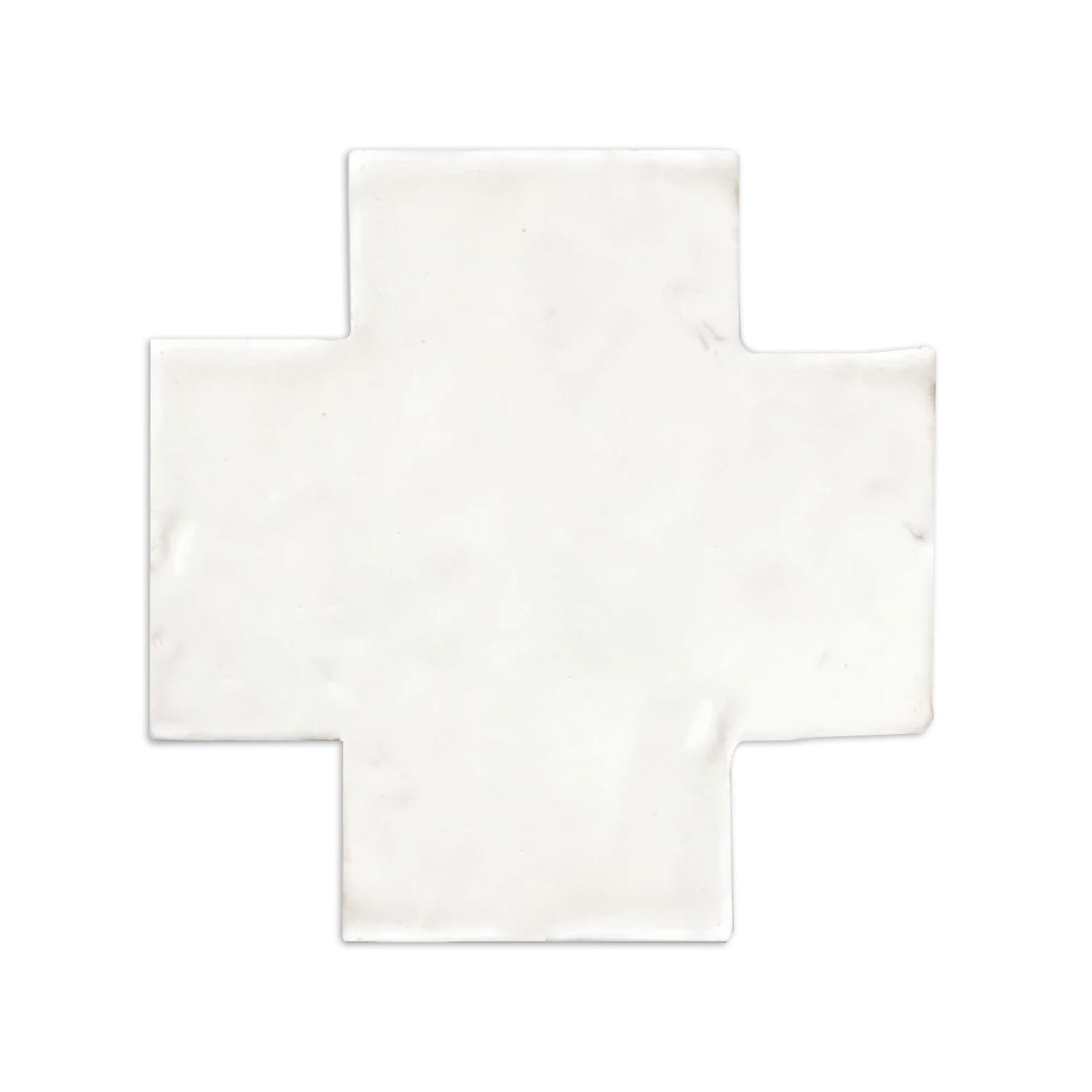 Glazed Swiss Cross Tupelo Blanco 6"