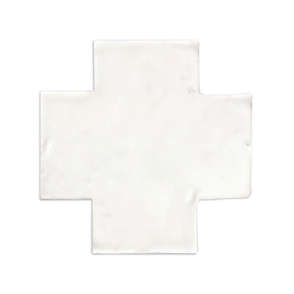 Glazed Swiss Cross Tupelo Blanco 6"