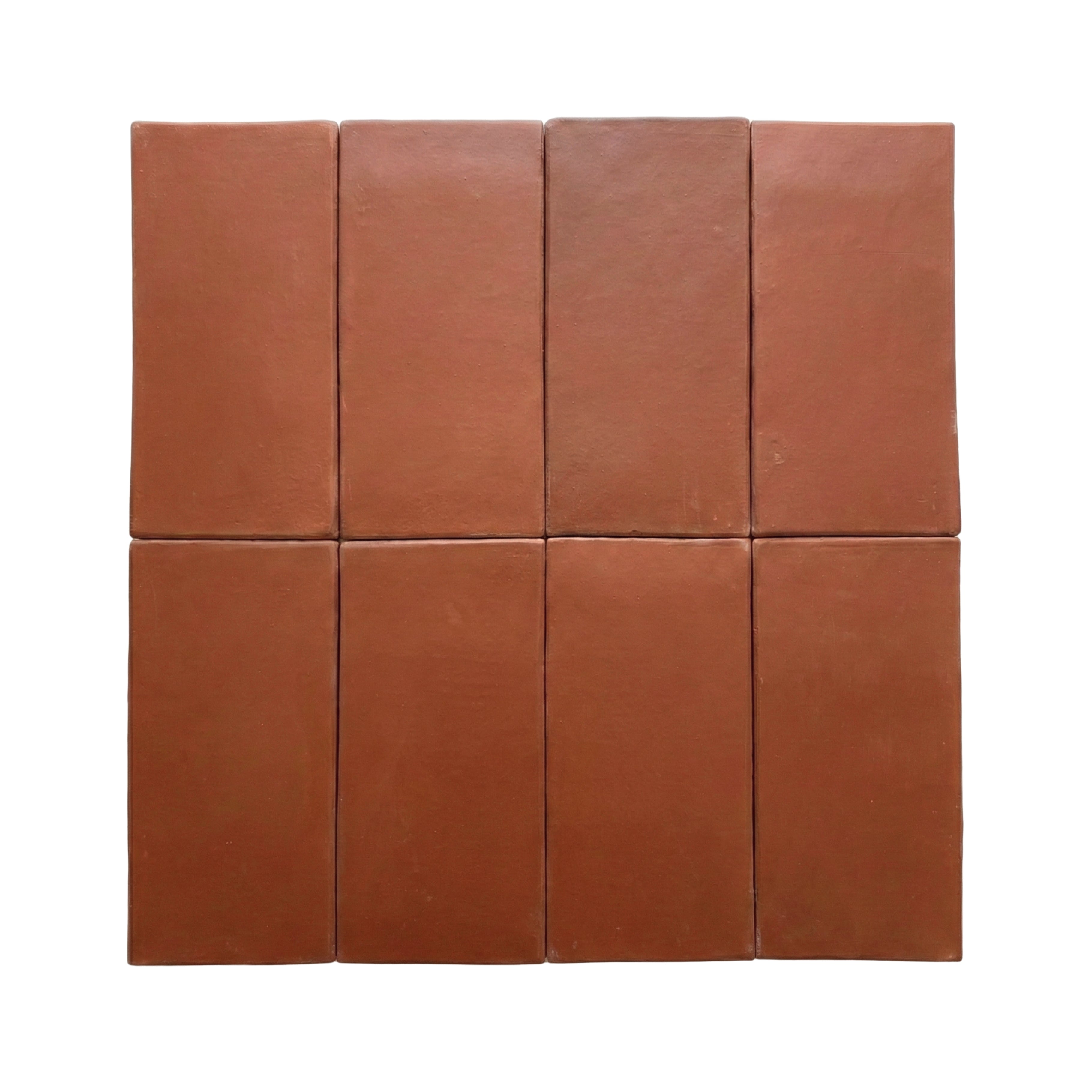 D'Hanis Red Terracotta 6x12 Tile – Satin Terracotta Tile | Clay