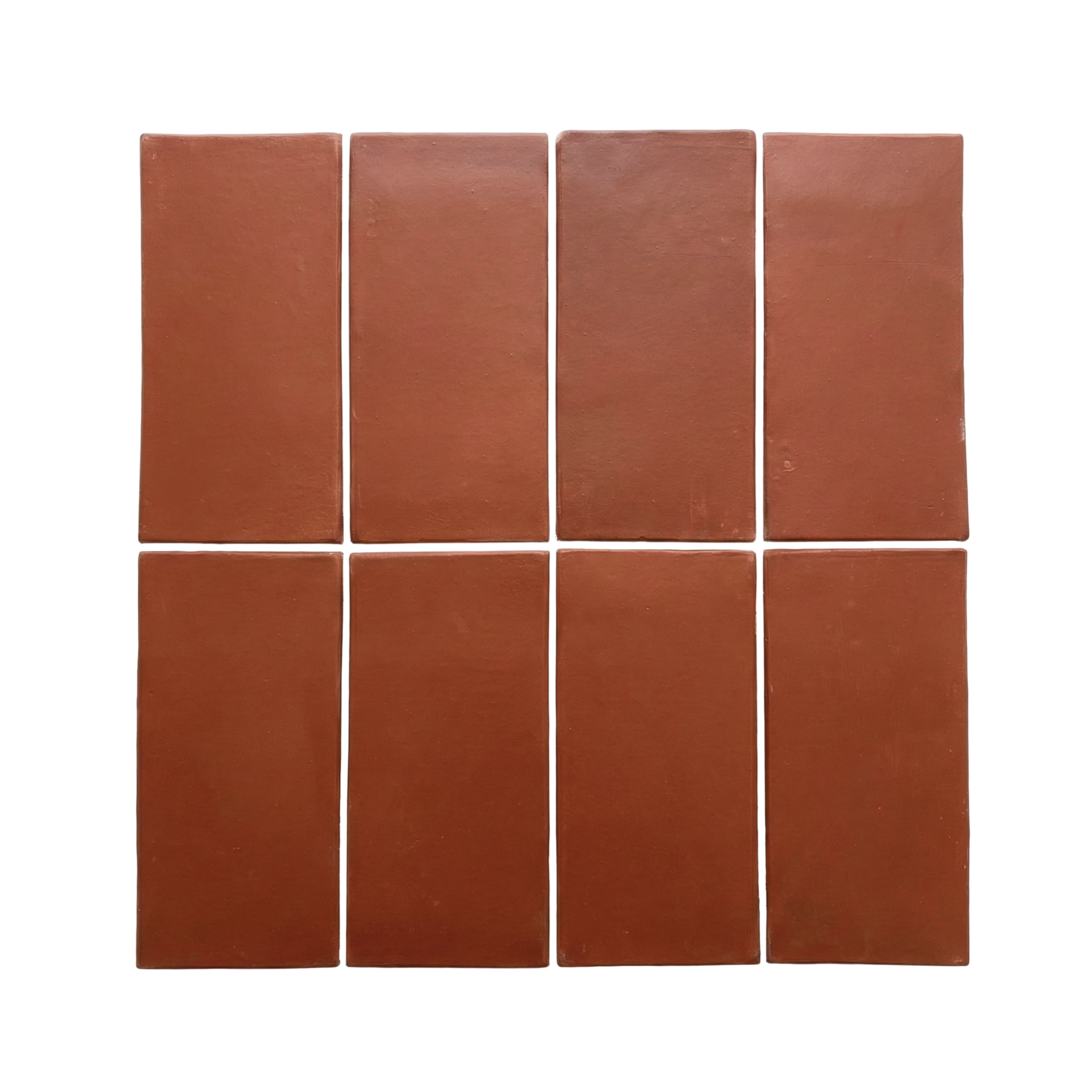 D'Hanis Red Terracotta 6x12 Tile – Satin Terracotta Tile | Clay