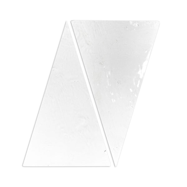 [Bundle] Glazed Triangle White 6"x12" | 13 SF